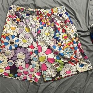 Colorful Floral Patterned Shorts